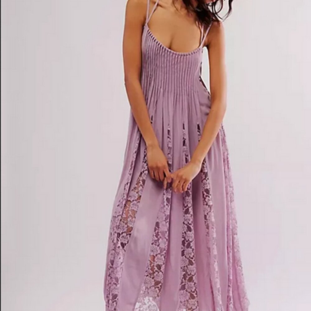 chinese dress ladies Free People Women's Countryside Maxi Slip, Hot Fudge, Brown, M at Amazon  Women's Clothing store
